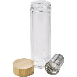 Bamboe en glazen thermosfles (420 ml)